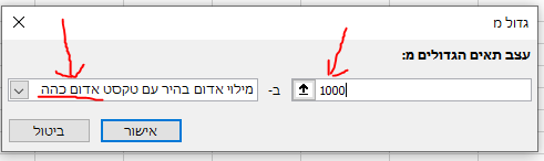 עיצוב מותנה 1 - התראות בצבע